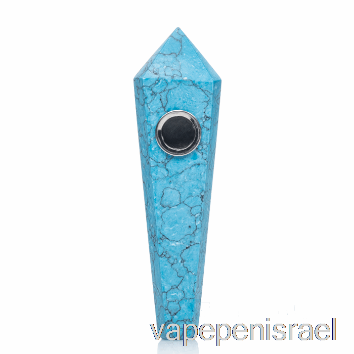 חד פעמי Vape Israel Astral Project צינורות אבן חן כחול טורקיז